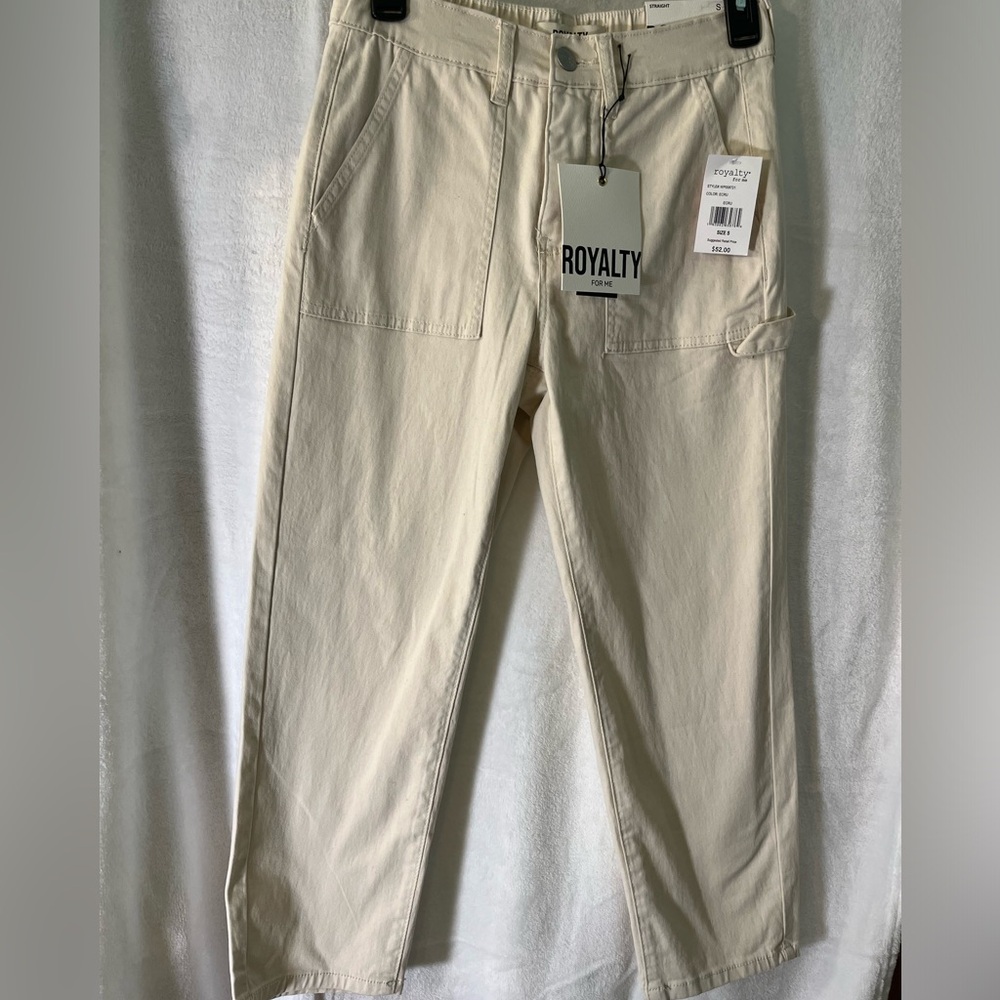 Royalty For Me Small Woman’s Ecru Ankle Pants